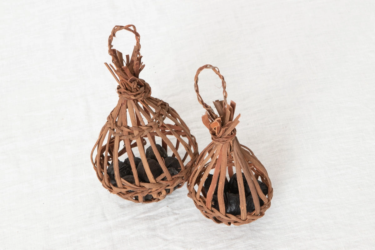 Charcoal basket, S, L / Grape vine / Yamagata-JPN 311419