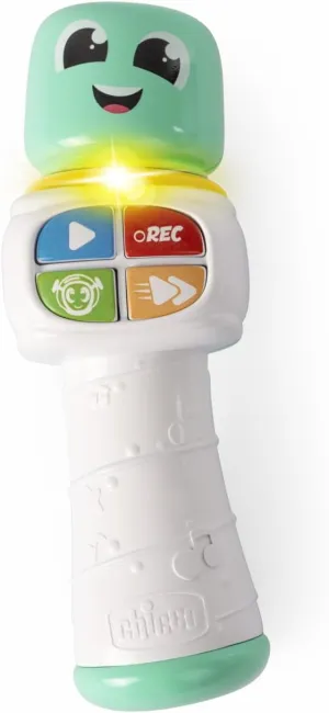 Chicco Microphone Toy for Toddlers 18-36 Months, Electronic Music Toy for Babies, 4-in-1 Game Mode, Interactive Microphone with Fun Effects, Melodies, Sounds and Lights