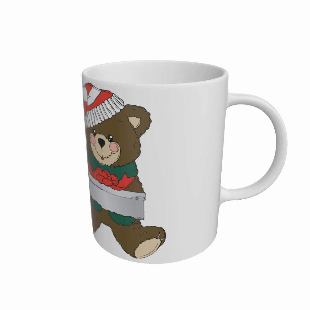 Christmas Teddy Ceramic Mug