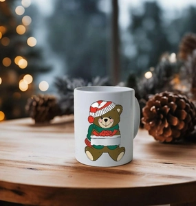 Christmas Teddy Ceramic Mug