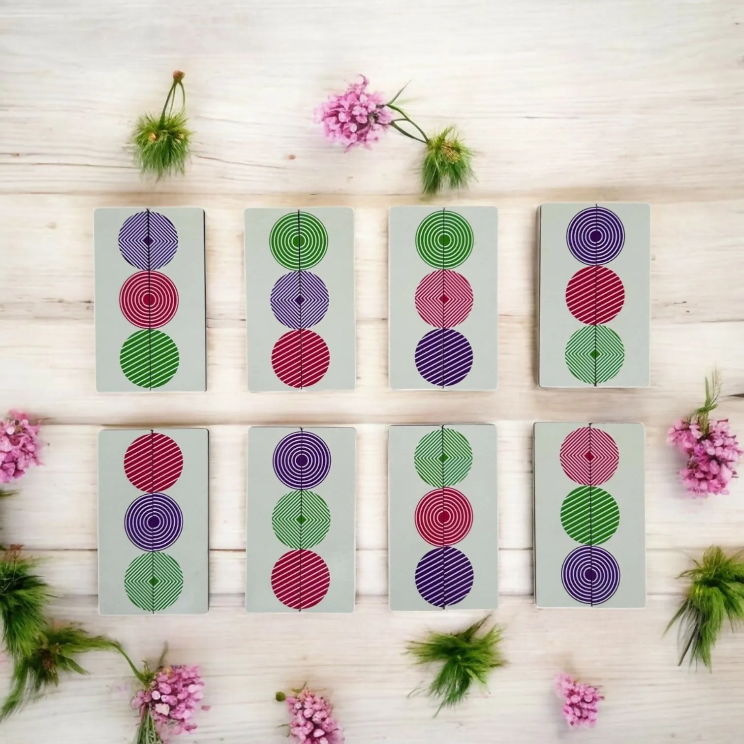 Circle Color Pattern Matching Puzzle