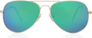 Classic Aviator Polarized Sunglasses for Men Women Vintage Retro Style