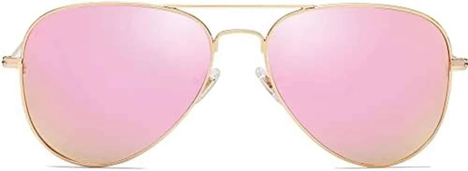 Classic Aviator Polarized Sunglasses for Men Women Vintage Retro Style