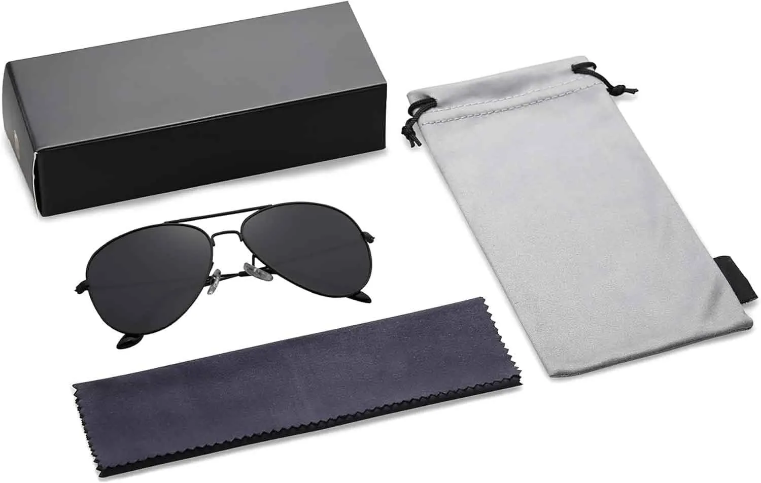 Classic Aviator Polarized Sunglasses for Men Women Vintage Retro Style