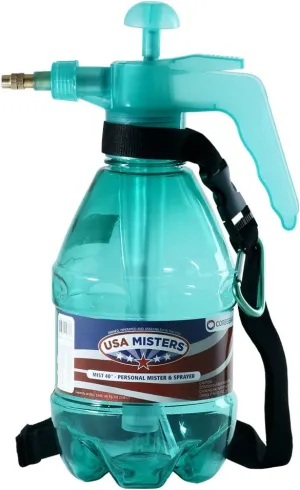 Classic USA Misters 1.5 Liter Personal Water Mister Pump Spray Bottle