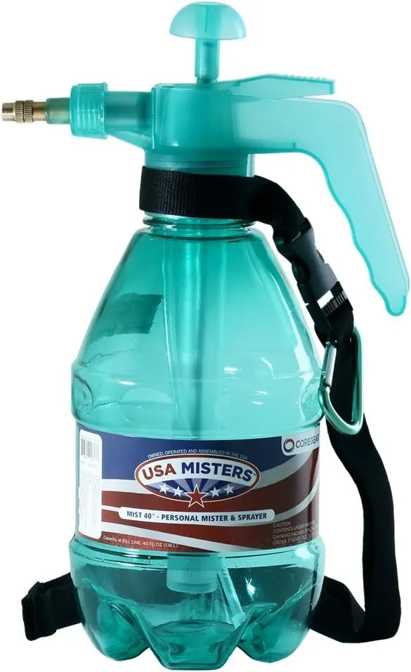 Classic USA Misters 1.5 Liter Personal Water Mister Pump Spray Bottle