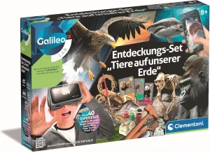 Clementoni 59400 Galileo Lab Discovery Set Animals on Our Earth Experiment Box & Toy for Children from 8 Years