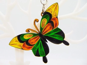 Colorful Butterfly, Home Decorations Holiday Decor, Handmade Ornament for Animal Lovers, Handbag Backpack Bag Purse Mobile Phone Car Hanging Decorations