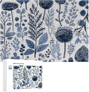 Complex Flower Puzzles 300 PCS Personalized Jigsaw Puzzles Photos Puzzle for Adults Challenging Picture Puzzle with Storage Bag Puzzles for Men Women Home Decor