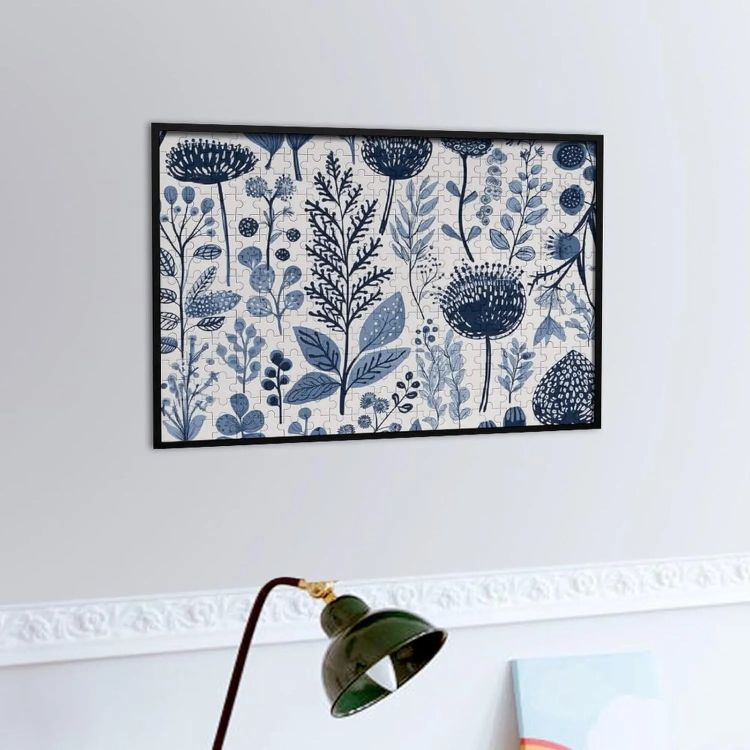 Complex Flower Puzzles 300 PCS Personalized Jigsaw Puzzles Photos Puzzle for Adults Challenging Picture Puzzle with Storage Bag Puzzles for Men Women Home Decor