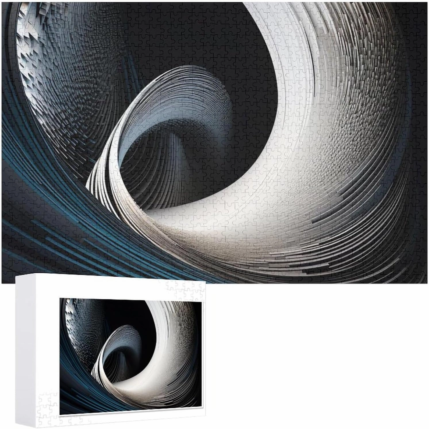 Complex Texture Patterns Puzzles 1000 PCS Personalized Jigsaw Puzzles Photos Puzzle for Adults Challenging Picture Puzzle with Storage Bag Puzzles for Men Women Home Decor