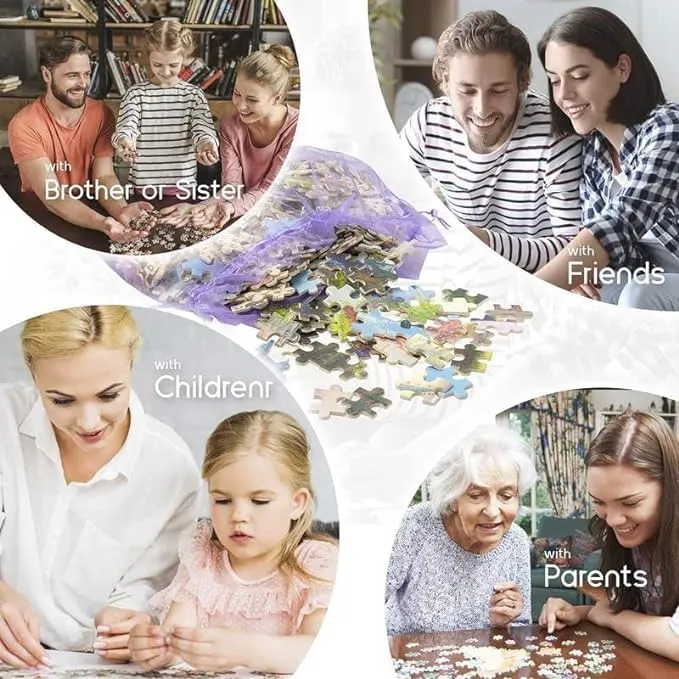 Coral Reef Fishes 1000 Piece Creative Fun Jigsaw Puzzle for Adults Challenging Traditional Puzzle Perfect for Family Nights Game