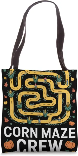 Corn Maze Crew Corn Farmer Tote Bag