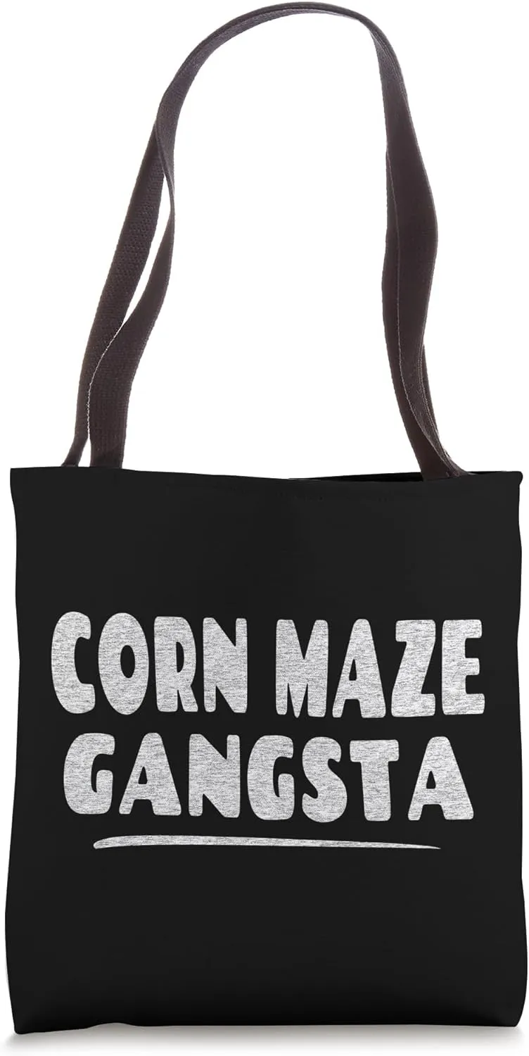 Corn Maze Gangsta - Corn Cob Stalk Maize Lover Tote Bag