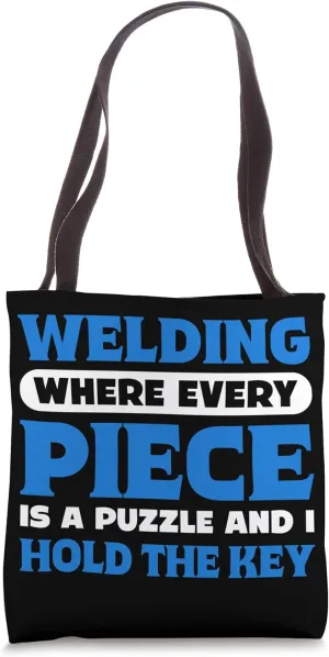 Craftsman Steelworker Weld Welder Tote Bag