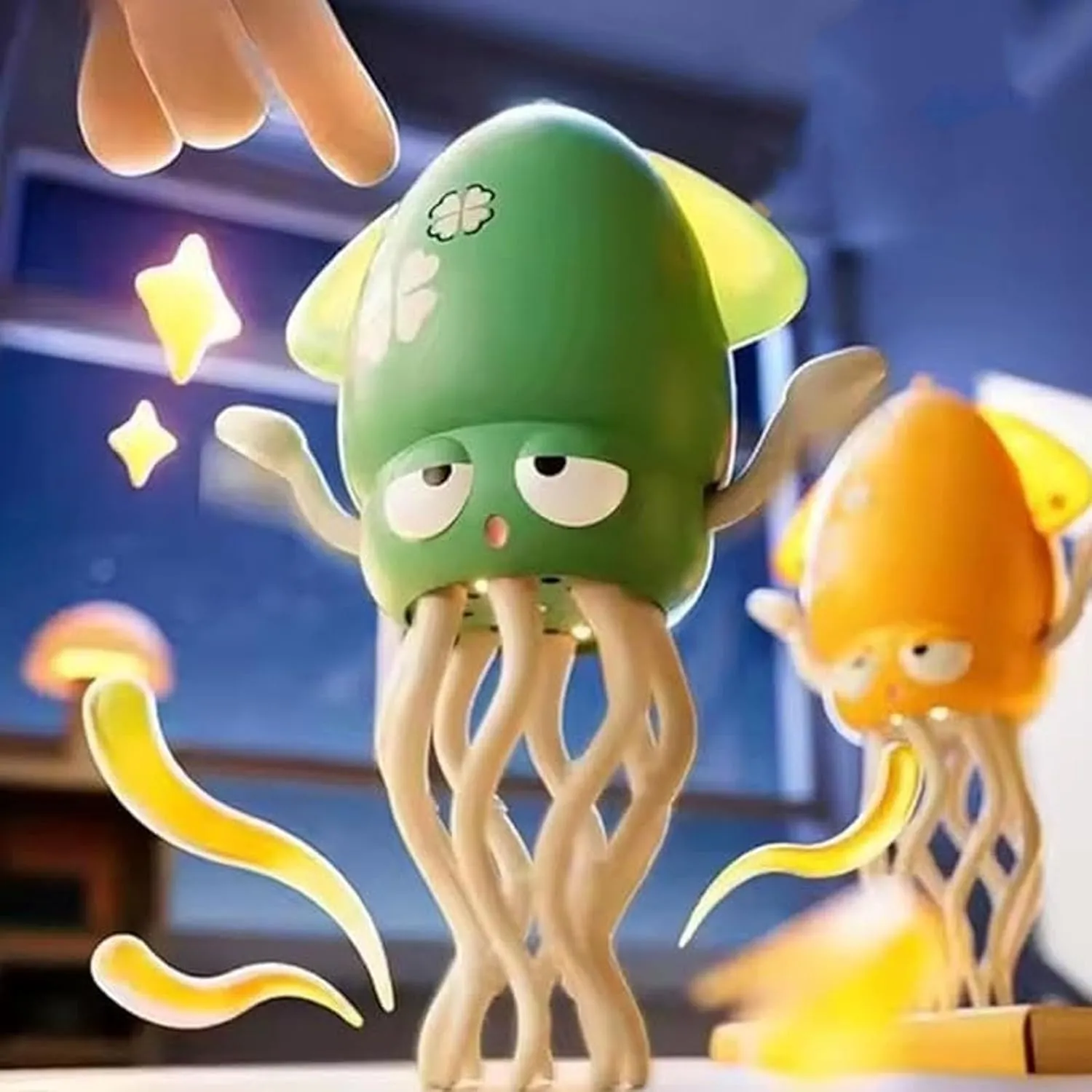 Crawling Octopus Toy, Smart Tentacle Explorer, Electronic Tummy Time Electric Octopus Toy, Magic Magical Dancing Squid Toys, Wiggly Wonder Octopus, Auto-Avoid Music Dancing (Pink-Set)