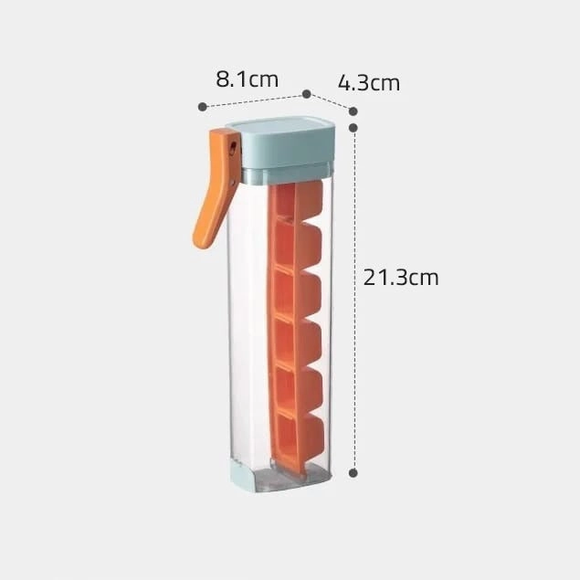 Creative Ice Cube Tray, One Press Release Ice Cube Mold Bottle