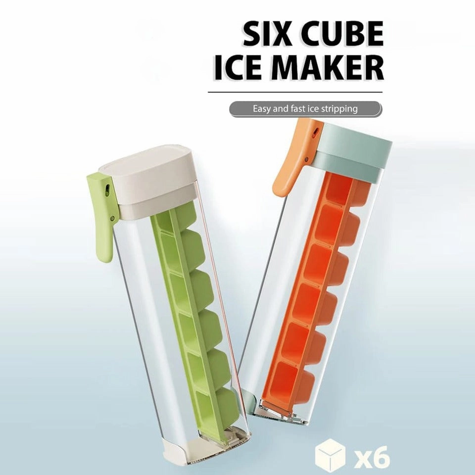 Creative Ice Cube Tray, One Press Release Ice Cube Mold Bottle