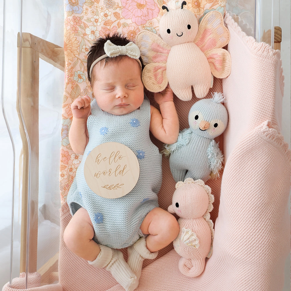 CUDDLE KIND BABY ANIMAL | PARROT (SKY BLUE)