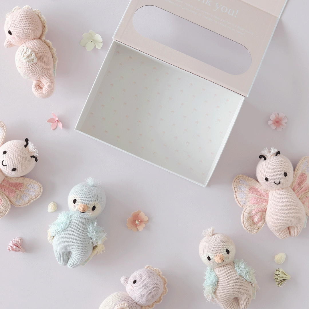 CUDDLE KIND BABY ANIMAL | PARROT (SKY BLUE)