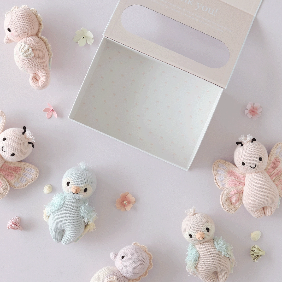 CUDDLE KIND BABY ANIMAL | SEAHORSE (LILAC)