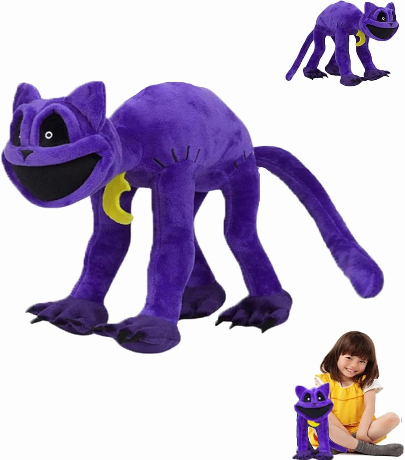 Cuddly Plush Cat Figurine