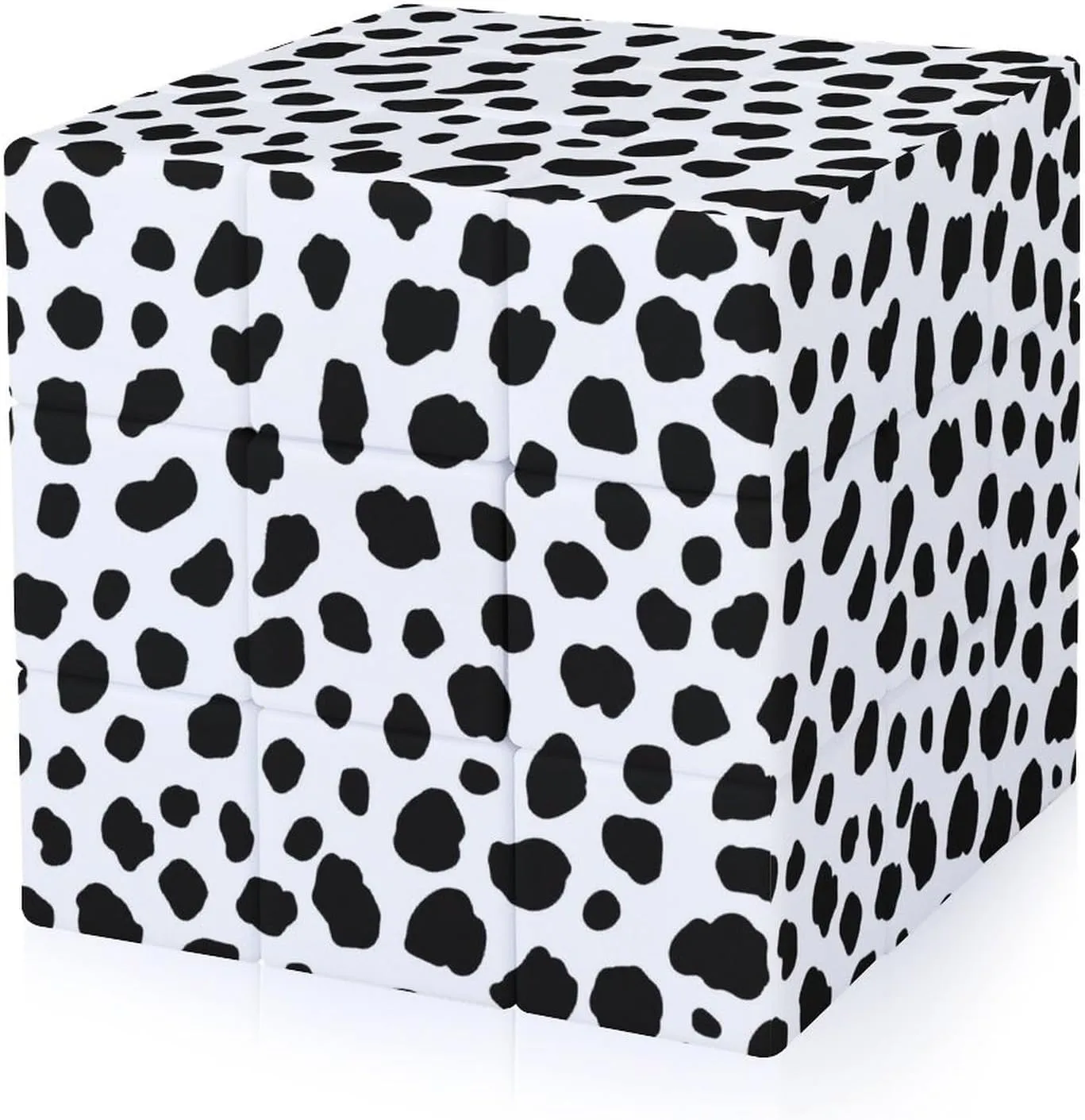 Dalmatian Print Funny 3x3x3 Cube Smooth Lightweight Puzzle for Adult Graphic Printing Travel