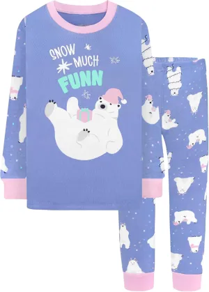 DAUGHTER QUEEN Kids Christmas Pajamas Size 18Months-12Years