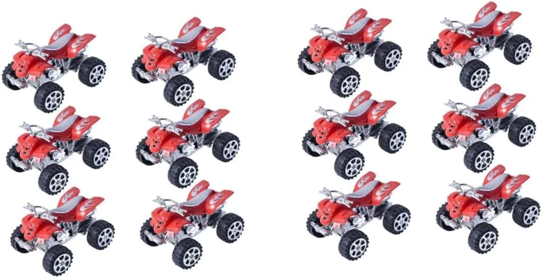 DECHOUS 2sets Children's Inertia Car Small Car Toy Safe Plaything No Battery Required Stylish Design Great for Boys and Girls' Entertainment 6pcs*2 Random Color