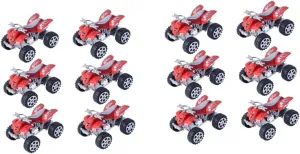 DECHOUS 2sets Children's Inertia Car Small Car Toy Safe Plaything No Battery Required Stylish Design Great for Boys and Girls' Entertainment 6pcs*2 Random Color