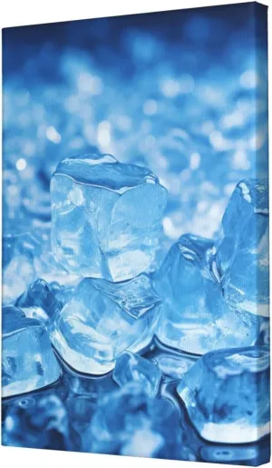 Decorative Painting for Wall Art Canvas Painting Posters Aesthetic Blue ice cube background Painting for Living Room Wall Decor Posters Hang Pictures for Room Bedroom