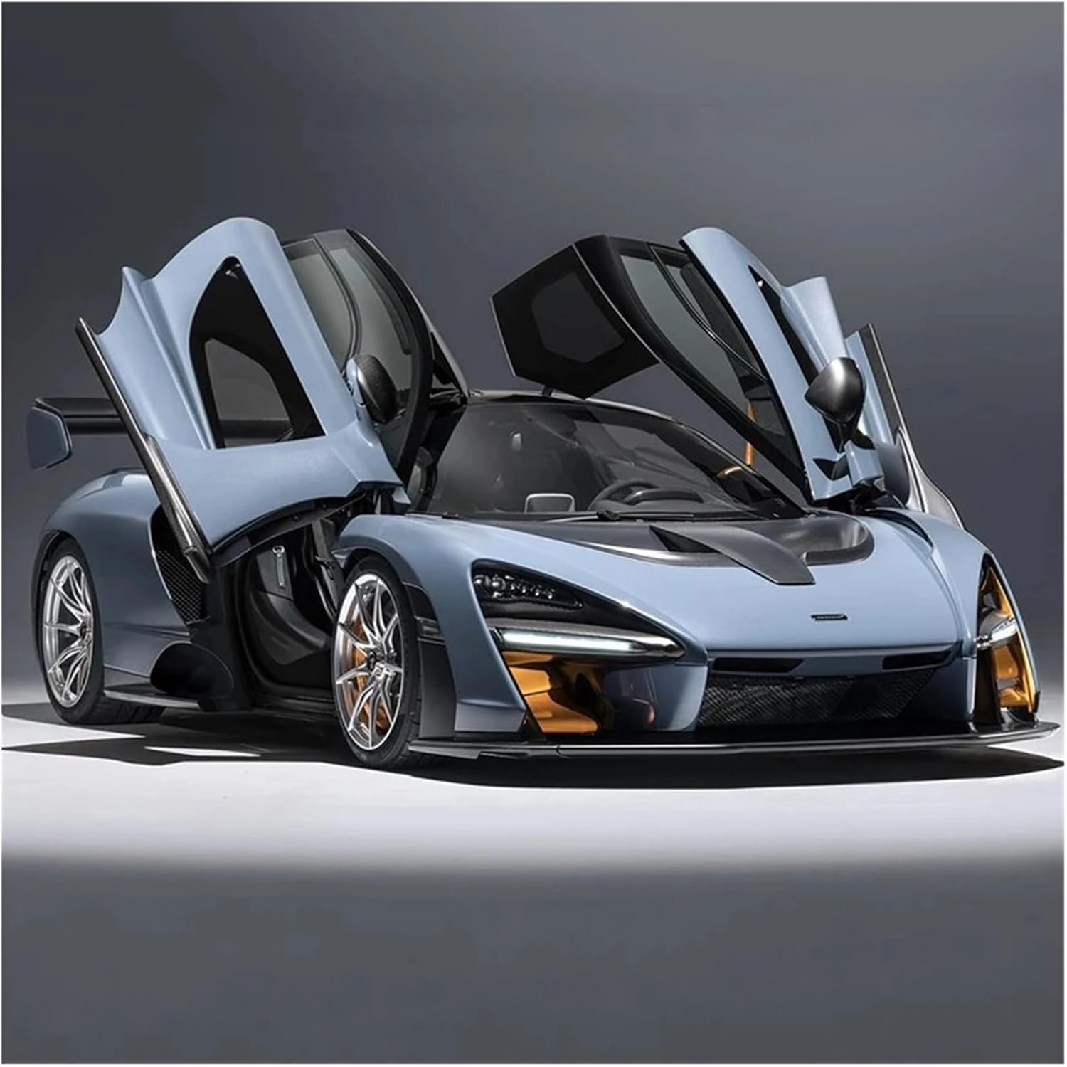 Decorative Car Model 1/32 for Die-cast Alloy Sports Car Model Modern Style Decoration Emotional Value Embodiment Perfect for Gifting(Orange)