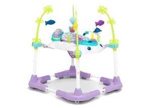 Delta Children Deluxe Bounceroo Learn2Walk Balancer Baby Walker, Purple Ocean Adventure