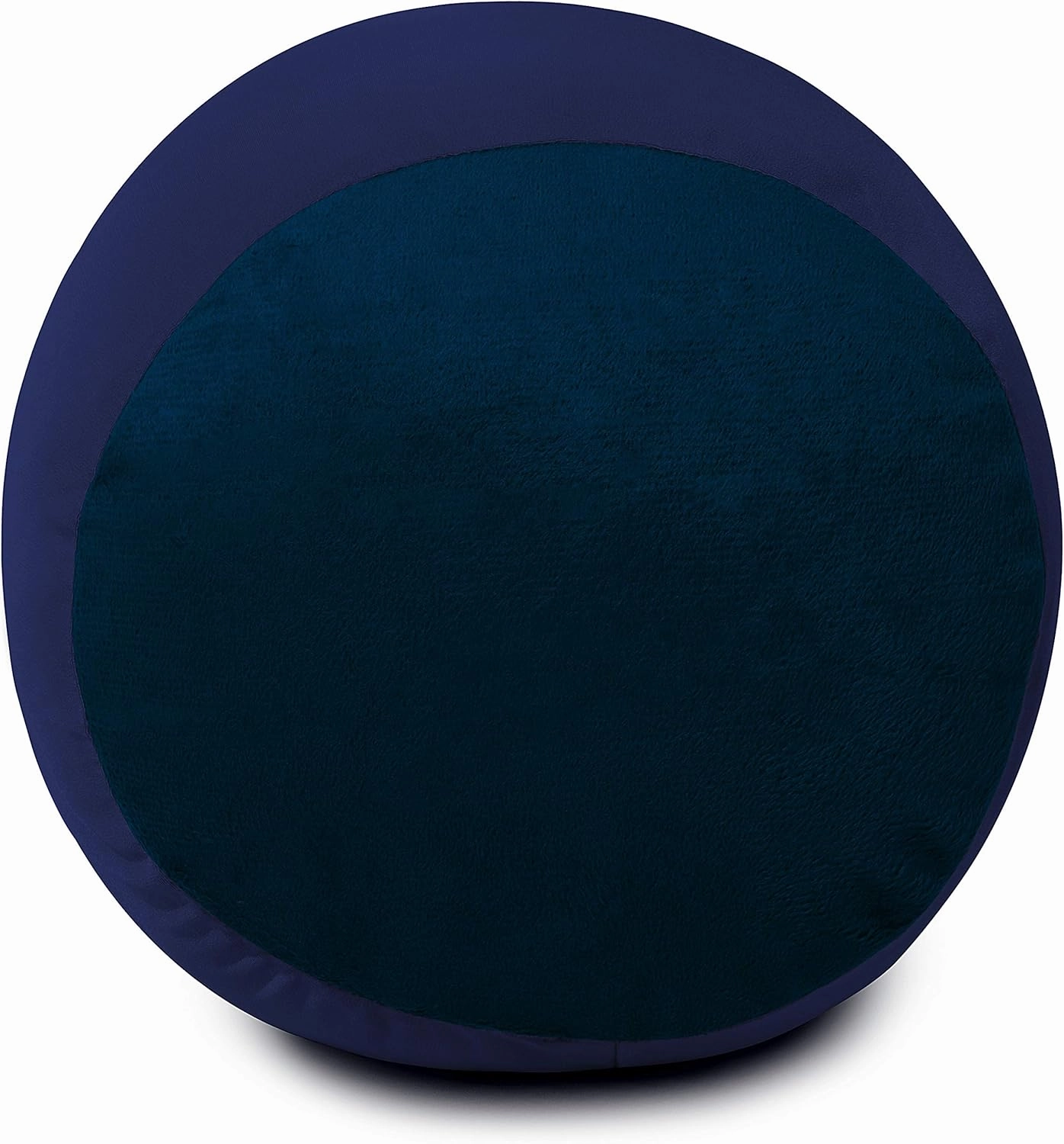 Deluxe Comfort Microbead Body Pillow (47" x 7") - Mooshi Squishy Soft - Prenatal Pregnancy Pillow, Dark Blue