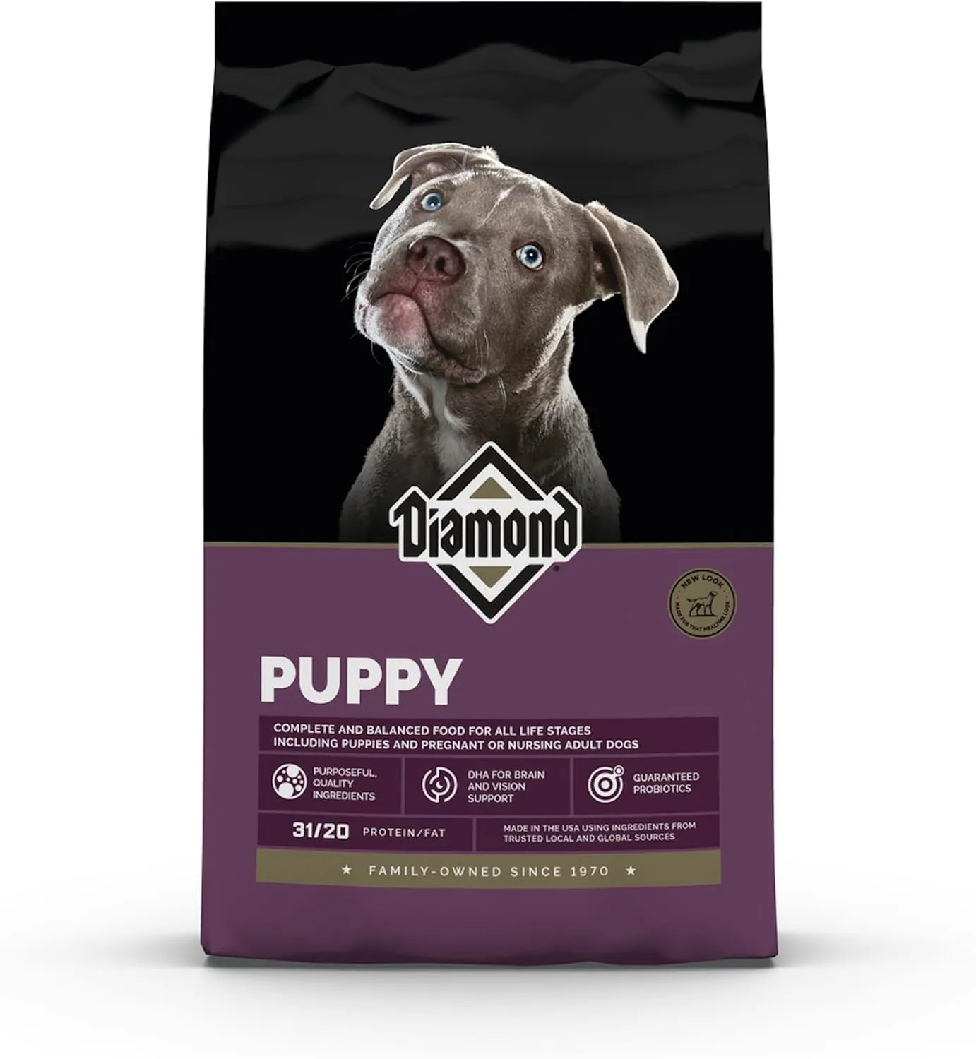 Diamond PREMIUM RECIPE Complete and Balanced Dry Dog Food for Growing Puppies, 40lb