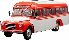 Die Cast Vehicle 1/43 for B375 1957 City Bus Alloy Car Model Retro Collectible Nostalgic Exquisite Car Models Display Mini Cars Replica