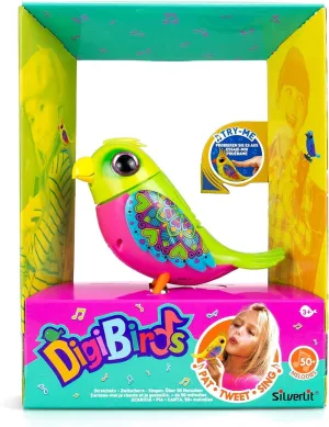 Digibirds- Interactive Love Bird, Green Small
