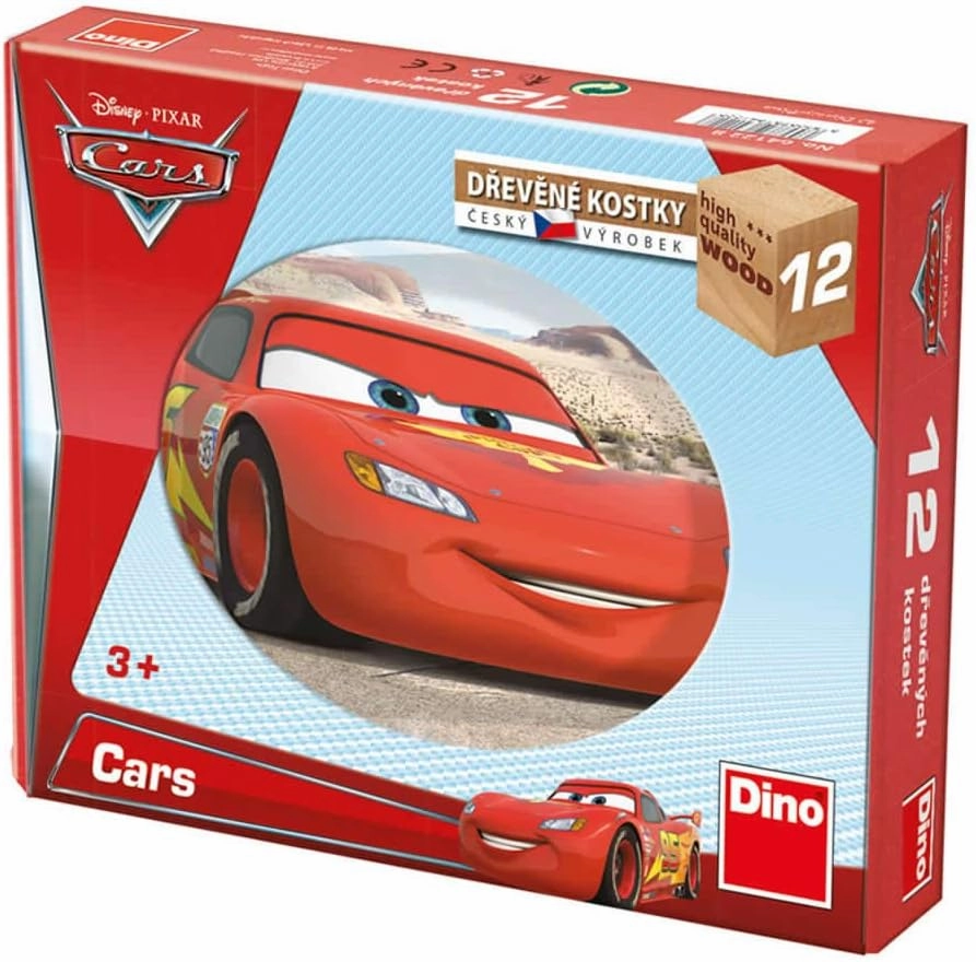 Dino Toys 641228 Wooden Jigsaw Cube