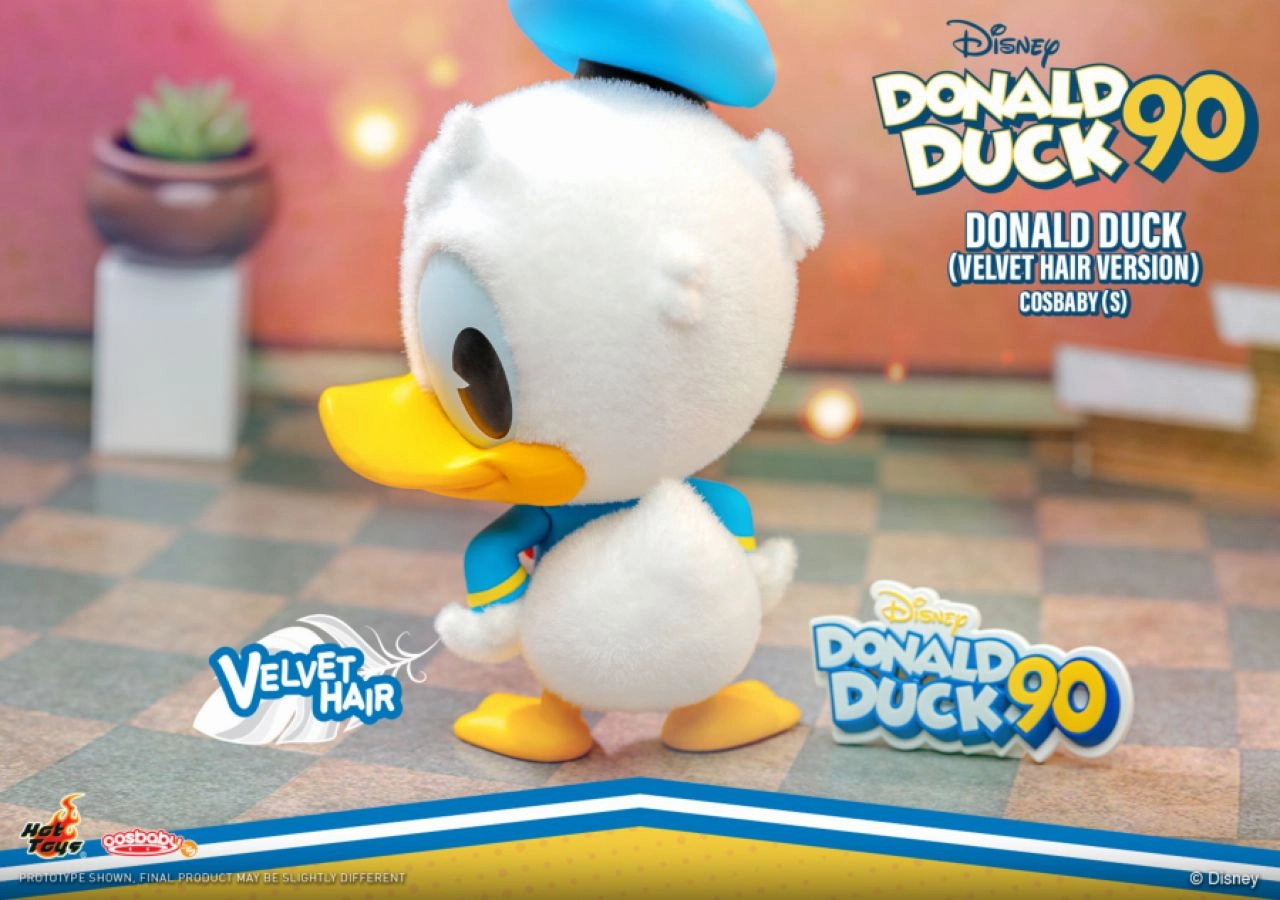 Disney - Donald Duck (Velvet Hair Version) Cosbaby - PRE ORDER