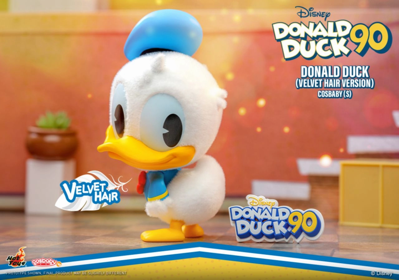 Disney - Donald Duck (Velvet Hair Version) Cosbaby - PRE ORDER