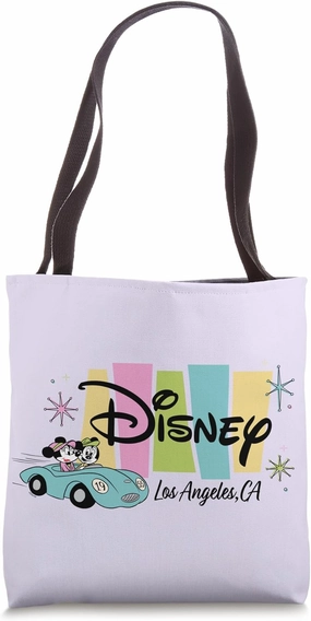 Disney Mickey & Minnie Los Angeles CA Disneyland Celebration Tote Bag