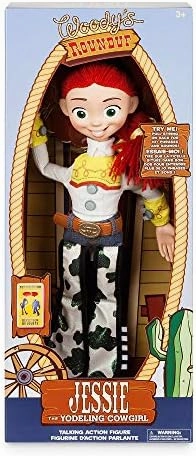 Disney Store Official Jessie Interactive Talking Action Figure from Toy Story, Features Sounds and Phrases from The Movies, Interacts with Other Figures and Toys