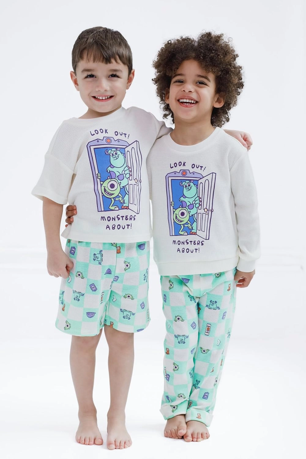 Disney Waffle Knit T-Shirt and Shorts Outfit Set Newborn to Little Kid Sizes (0-3 Months - 5)