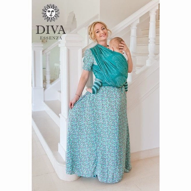 Diva Milano - Diva Enssenza Woven Wrap - Smeraldo Bamboo/Cotton