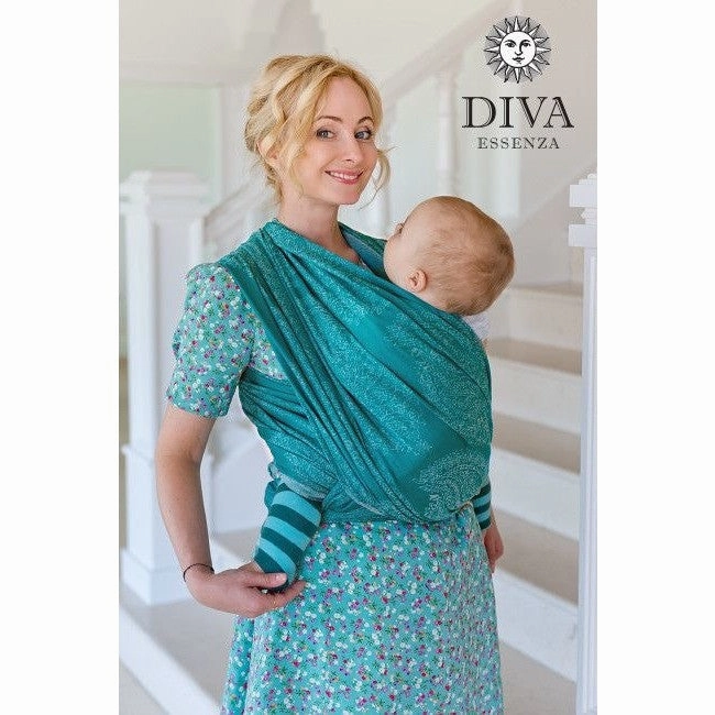 Diva Milano - Diva Enssenza Woven Wrap - Smeraldo Bamboo/Cotton