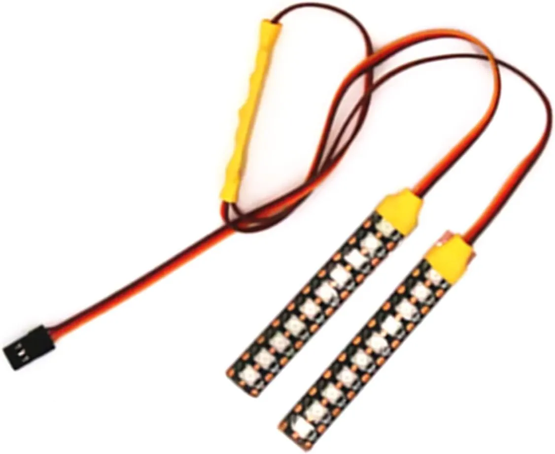 DIY RC Car LED Light Strip Colorful LED Light Bar for Axial 1/10 RC Car Upgrade Parts