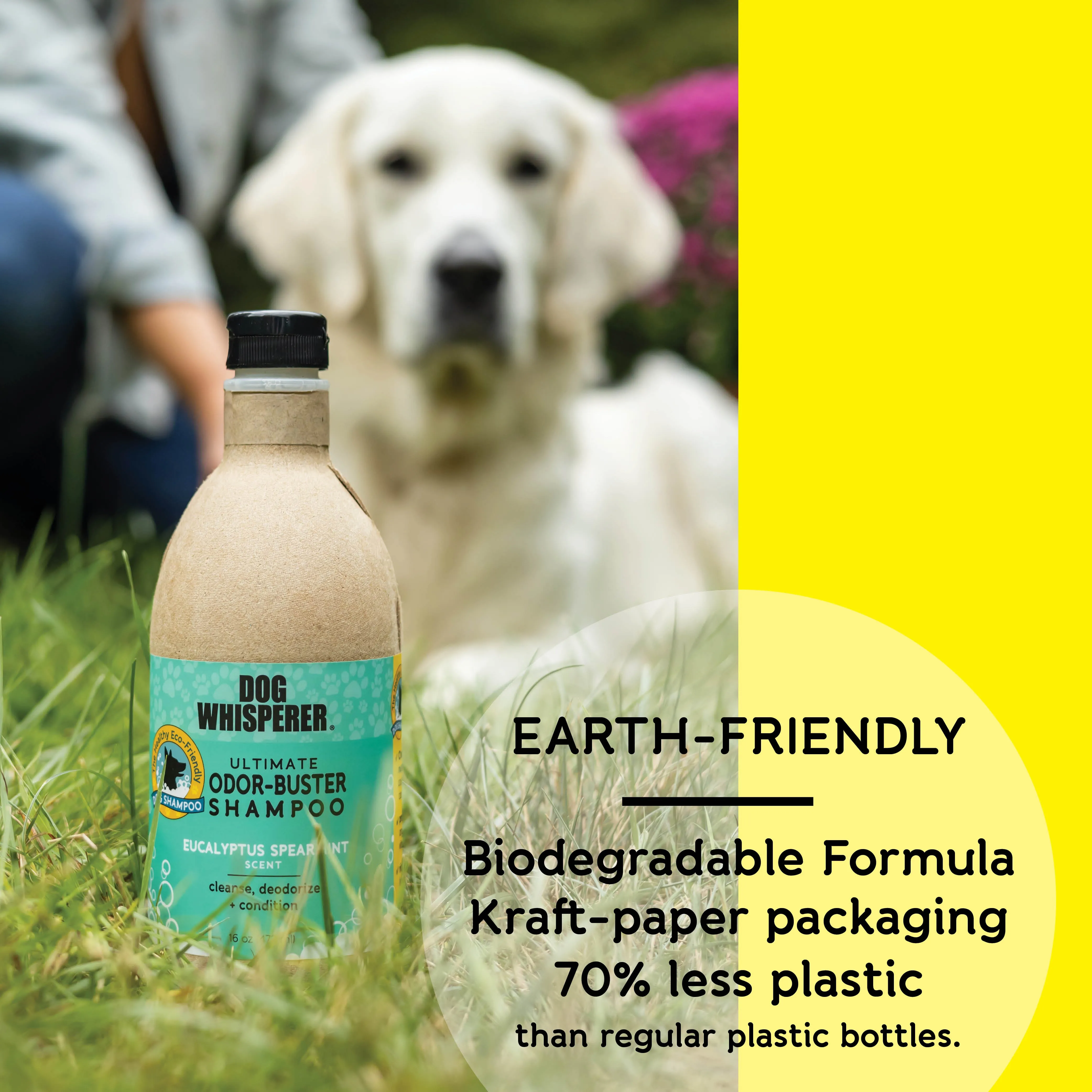 Dog Whisperer® Ultimate Odor-Buster Eco-friendly Dog Shampoo - Eucalyptus Spearmint Scent