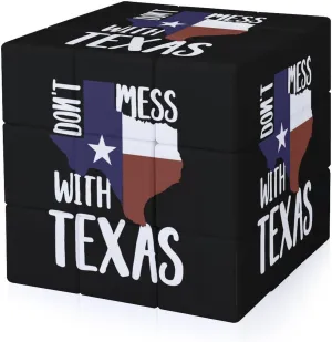 Don't Mess WithTexas Funny 3x3x3 Cube Smooth Lightweight Puzzle for Adult Graphic Printing Travel