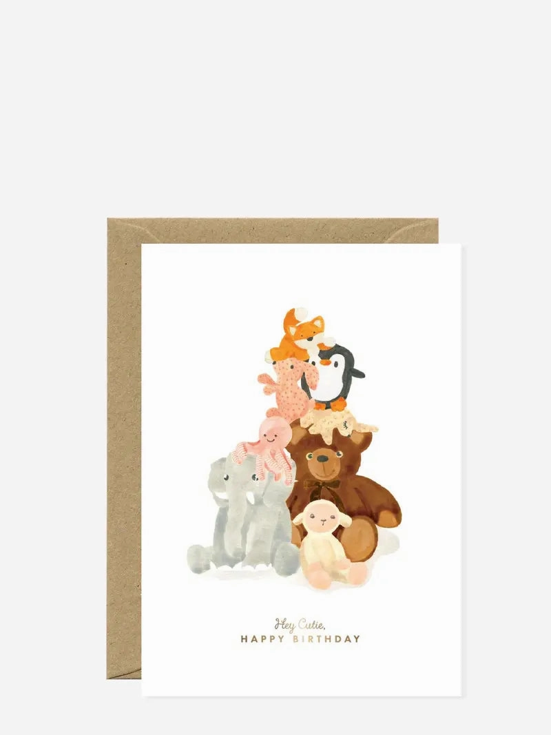 Dou Dou Soft Toys, Birthday card