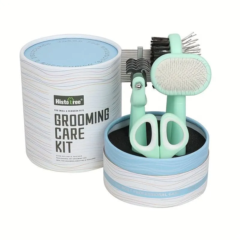 Double-Sided Pet Grooming Comb & Clippers